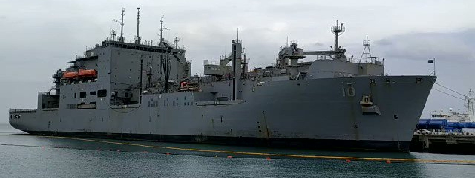 USNS Charles Drew in India for repairs